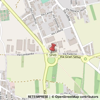 Mappa Via Cotonificio, 47, 33010 Tavagnacco, Udine (Friuli-Venezia Giulia)