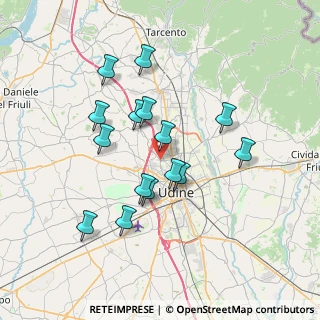Mappa Via del Cotonificio, 33100 Feletto Umberto UD, Italia (6.44)