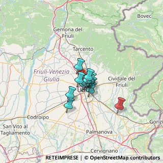 Mappa Via del Cotonificio, 33100 Feletto Umberto UD, Italia (6.875)