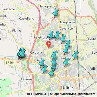 Mappa Via del Cotonificio, 33100 Feletto Umberto UD, Italia (2.041)