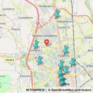 Mappa Via del Cotonificio, 33100 Feletto Umberto UD, Italia (2.73727)