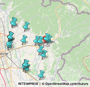 Mappa Via Luinis, 33043 Cividale del Friuli UD, Italia (9.0095)