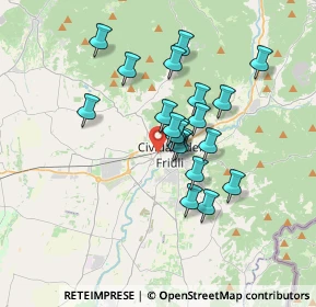 Mappa Via Luinis, 33043 Cividale del Friuli UD, Italia (2.761)