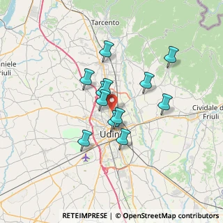 Mappa Via Tricesimo Centro Commerciale Terminal Nord, 33100 Udine UD, Italia (5.21)