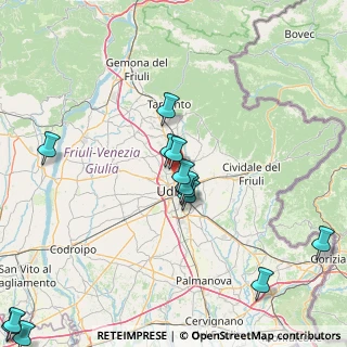 Mappa Via Tricesimo Centro Commerciale Terminal Nord, 33100 Udine UD, Italia (21.93929)
