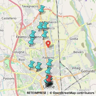 Mappa Via Tricesimo Centro Commerciale Terminal Nord, 33100 Udine UD, Italia (2.599)