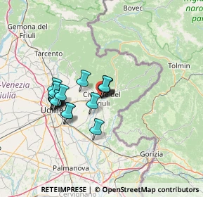 Mappa Via Adelaide Ristori, 33043 Cividale del Friuli UD, Italia (11.0205)