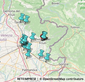 Mappa Via Adelaide Ristori, 33043 Cividale del Friuli UD, Italia (11.99895)