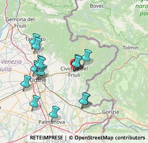 Mappa DITTA A BRONT DI BRONT MANFRED, 33043 Cividale del Friuli UD, Italia (13.94313)