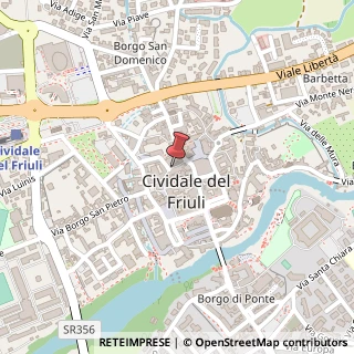 Mappa Via Adelaide Ristori,  26, 33043 Cividale del Friuli, Udine (Friuli-Venezia Giulia)