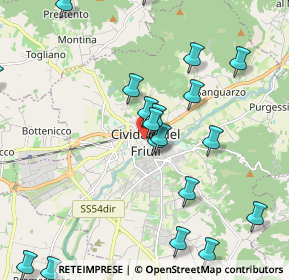 Mappa Stretta De Rubeis B, 33043 Cividale del Friuli UD, Italia (2.461)