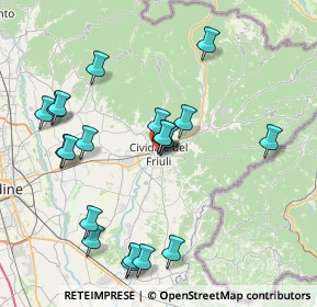 Mappa Via Adelaide Ristori, 33043 Cividale del Friuli UD, Italia (8.228)