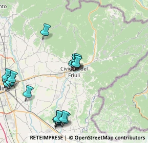 Mappa Via Adelaide Ristori, 33043 Cividale del Friuli UD, Italia (9.7205)