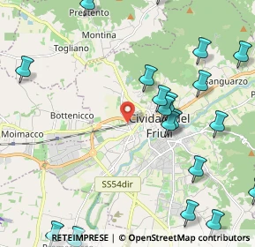 Mappa Via del Crognolet, 33043 Cividale del Friuli UD, Italia (2.824)