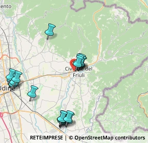 Mappa Via del Crognolet, 33043 Cividale del Friuli UD, Italia (9.3835)