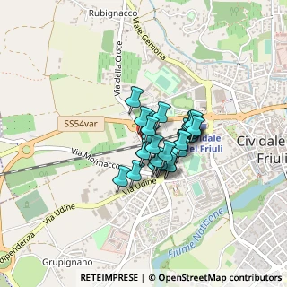 Mappa Via del Crognolet, 33043 Cividale del Friuli UD, Italia (0.24333)