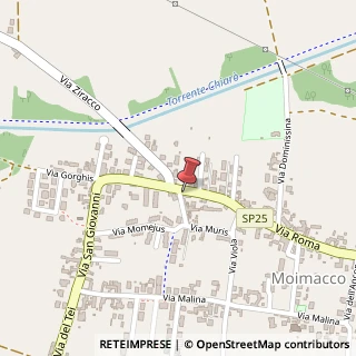 Mappa Via Roma, 77, 33040 Moimacco, Udine (Friuli-Venezia Giulia)