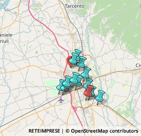 Mappa Via Lombardia, 33010 Tavagnacco UD, Italia (5.17)