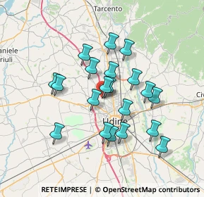 Mappa Via Lombardia, 33010 Tavagnacco UD, Italia (5.968)