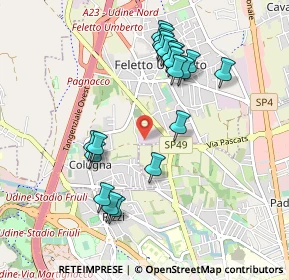 Mappa Via Lombardia, 33010 Tavagnacco UD, Italia (0.946)