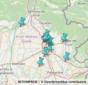 Mappa Via Lombardia, 33010 Tavagnacco UD, Italia (8.88545)
