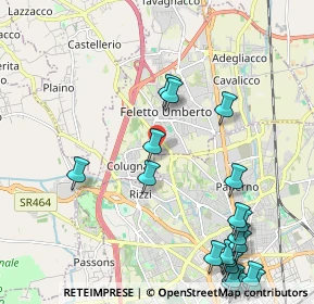 Mappa Via Lombardia, 33010 Tavagnacco UD, Italia (2.785)
