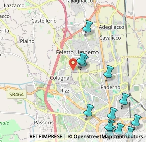 Mappa Via Lombardia, 33010 Tavagnacco UD, Italia (2.96308)