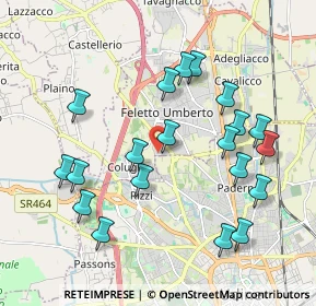 Mappa Via Lombardia, 33010 Tavagnacco UD, Italia (2.0055)