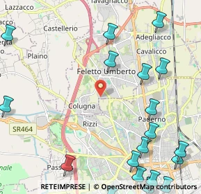 Mappa Via Lombardia, 33010 Tavagnacco UD, Italia (3.245)