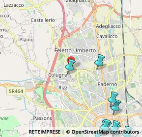 Mappa Via Lombardia, 33010 Tavagnacco UD, Italia (3.48364)