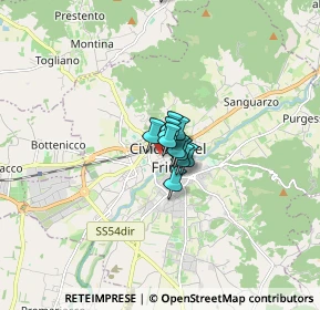 Mappa Piazza Dante, 33043 Cividale del Friuli UD, Italia (0.73091)