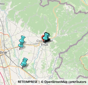 Mappa Piazza Dante, 33043 Cividale del Friuli UD, Italia (3.53417)