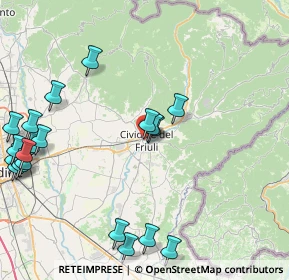 Mappa Piazza Dante, 33043 Cividale del Friuli UD, Italia (10.611)
