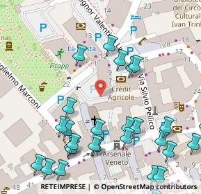 Mappa Piazza Dante, 33043 Cividale del Friuli UD, Italia (0.07857)