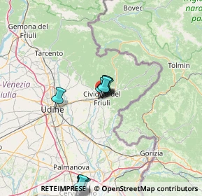 Mappa Piazza Dante, 33043 Cividale del Friuli UD, Italia (21.10529)