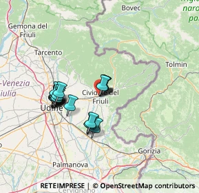 Mappa Piazza Dante, 33043 Cividale del Friuli UD, Italia (11.176)
