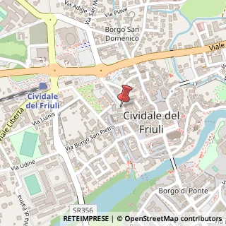 Mappa Piazza Alberto Picco, 3, 33043 Cividale del Friuli, Udine (Friuli-Venezia Giulia)
