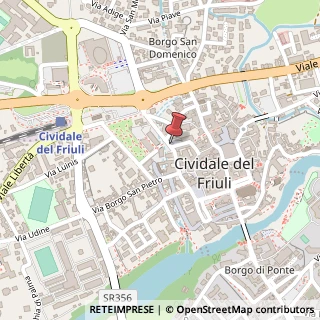 Mappa Piazza Picco, 9, 33043 Cividale del Friuli, Udine (Friuli-Venezia Giulia)