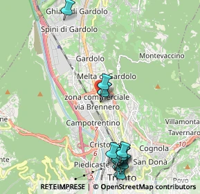 Mappa Bren Center, 38121 Trento TN, Italia (2.34)