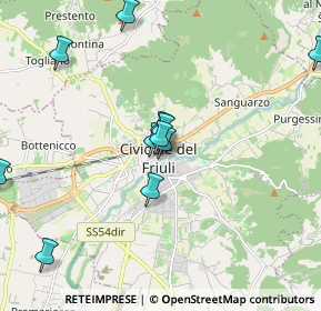 Mappa Corso Giuseppe Mazzini, 33043 Cividale del Friuli UD, Italia (1.89545)