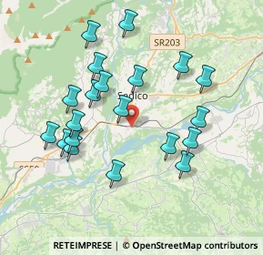 Mappa Via Rampa, 32036 Sedico BL, Italia (3.6745)