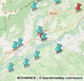 Mappa Via Rampa, 32036 Sedico BL, Italia (5.22571)