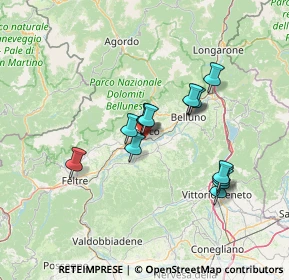 Mappa Via Rampa, 32036 Sedico BL, Italia (11.30643)