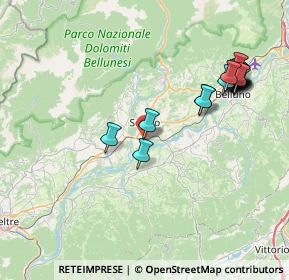 Mappa Via Rampa, 32036 Sedico BL, Italia (8.8365)