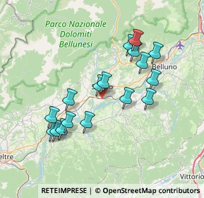 Mappa Via Rampa, 32036 Sedico BL, Italia (6.77118)