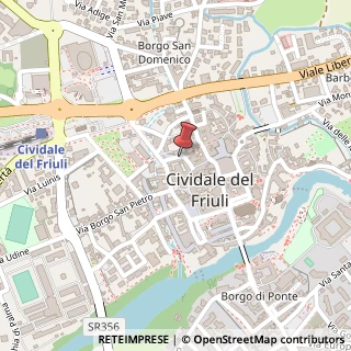 Mappa Via Alessandro Manzoni, 19, 33043 Cividale del Friuli, Udine (Friuli-Venezia Giulia)