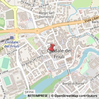 Mappa Piazza Armando Diaz, 5, 33043 Cividale del Friuli, Udine (Friuli-Venezia Giulia)