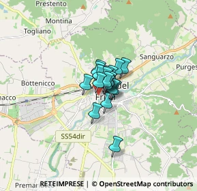 Mappa Via S. Stefano Prepositura, 33043 Cividale del Friuli UD, Italia (0.61105)