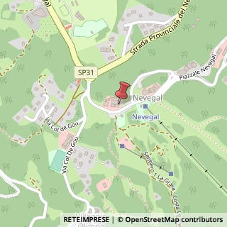 Mappa Piazzale Nevegal, 101, 32100 Belluno, Belluno (Veneto)