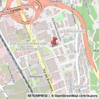 Mappa Via Renato Lunelli, 62, 38121 Trento, Trento (Trentino-Alto Adige)